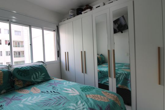 Quarto de apartamento para alugar com 1 quarto, 32m² em Jardim Santa Teresinha, São Paulo