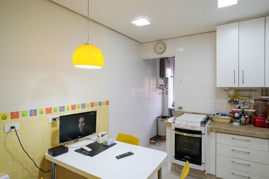 Cozinha de apartamento à venda com 3 quartos, 95m² em Cerâmica, São Caetano do Sul