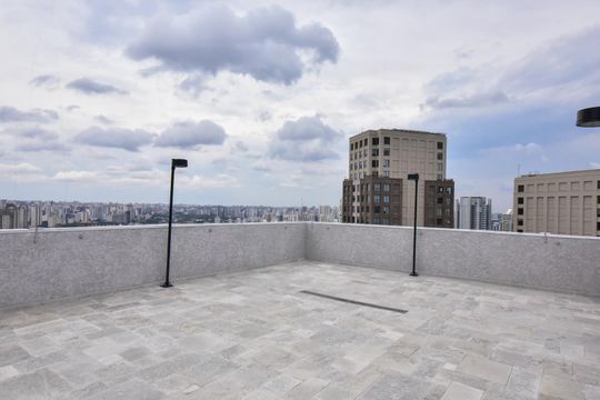 Cobertura da Área Comum de apartamento para alugar com 1 quarto, 40m² em Cidade Jardim, São Paulo
