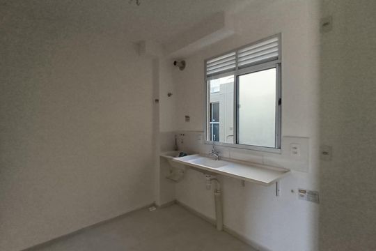 Cozinha e Área de Serviço de apartamento para alugar com 2 quartos, 43m² em Jardim Alvorada, Nova Iguaçu