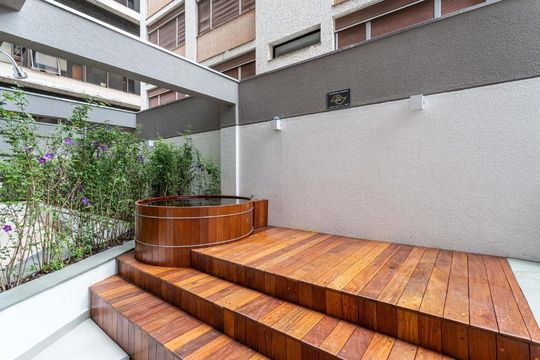 Área comum de kitnet/studio à venda com 1 quarto, 30m² em Cerqueira César, São Paulo
