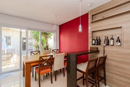 Sala de jantar de casa para alugar com 3 quartos, 209m² em Jardim Sabará, Porto Alegre