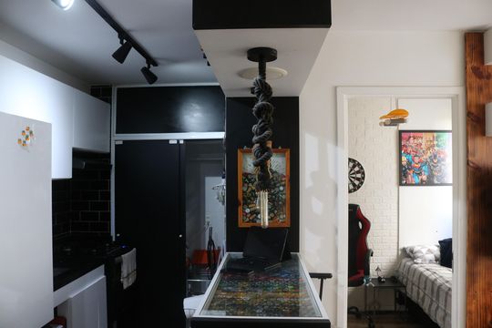 Sala de apartamento à venda com 2 quartos, 34m² em Barra Funda, São Paulo