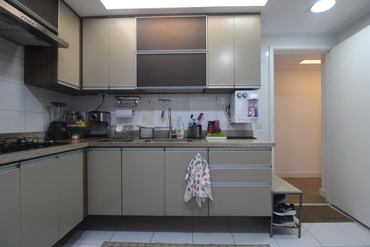 Cozinha de apartamento à venda com 3 quartos, 92m² em Freguesia (jacarepaguá), Rio de Janeiro
