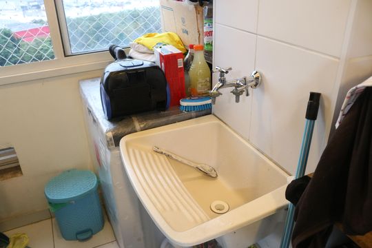 Cozinha e Área de Serviço de apartamento para alugar com 1 quarto, 31m² em Água Branca, São Paulo