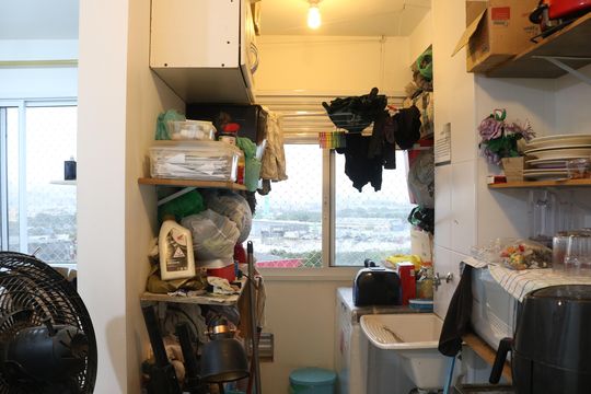 Cozinha e Área de Serviço de apartamento para alugar com 1 quarto, 31m² em Água Branca, São Paulo