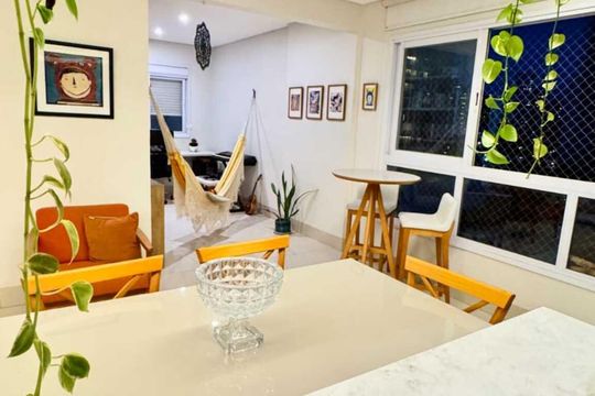 Sala de apartamento para alugar com 2 quartos, 88m² em Setor Marista, Goiânia