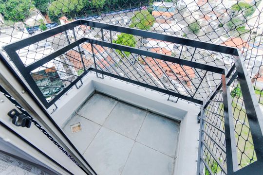 Varanda do Quarto 2 de apartamento à venda com 3 quartos, 82m² em Vila Progresso, Guarulhos