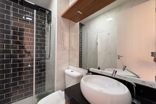 Banheiro Social de apartamento para alugar com 2 quartos, 60m² em Recreio dos Bandeirantes, Rio de Janeiro