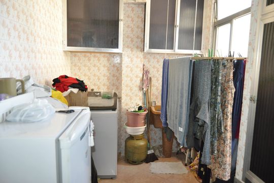 Área de serviço de apartamento à venda com 2 quartos, 78m² em Del Castilho, Rio de Janeiro