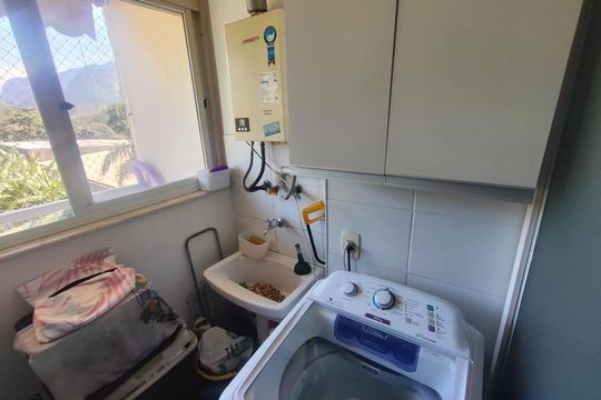Área de serviço de apartamento à venda com 2 quartos, 71m² em Jacarepaguá, Rio de Janeiro