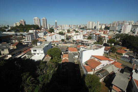 Vista da Sacada de apartamento para alugar com 2 quartos, 56m² em Parque das Nações, Santo André