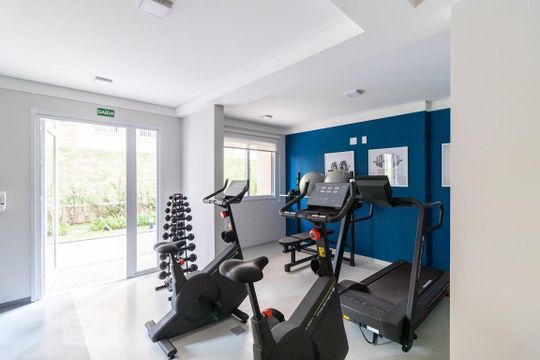 Área Comum - Academia  de apartamento para alugar com 1 quarto, 40m² em Vila Penteado, São Paulo