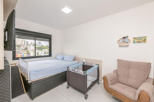 Quarto 1 de apartamento à venda com 2 quartos, 60m² em Jardim do Salso, Porto Alegre