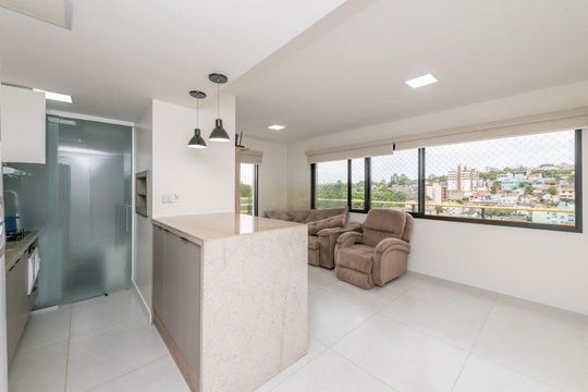 Sala de apartamento à venda com 2 quartos, 60m² em Jardim do Salso, Porto Alegre
