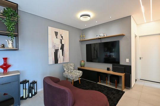 Sala de Tv de apartamento à venda com 3 quartos, 110m² em Vila Suzana, São Paulo