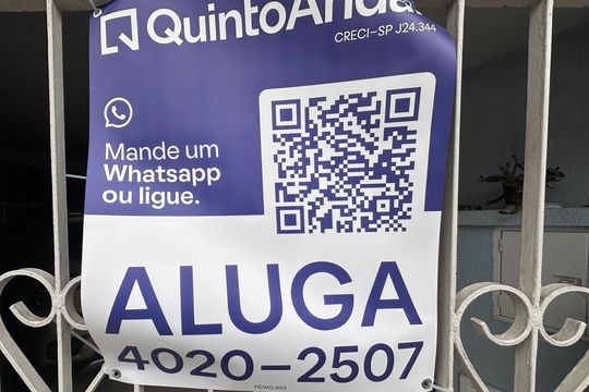 Placa de casa para alugar com 3 quartos, 114m² em Baeta Neves, São Bernardo do Campo