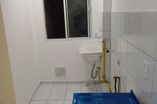 Cozinha de apartamento à venda com 2 quartos, 44m² em Campo Grande, Rio de Janeiro
