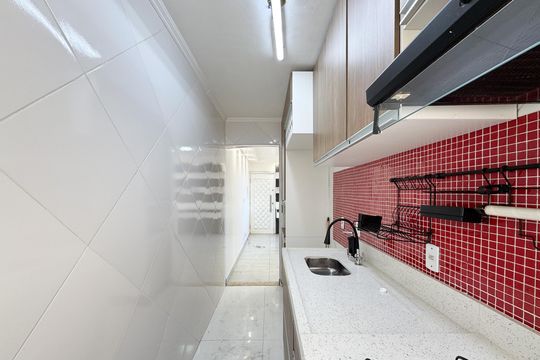 Cozinha  de apartamento para alugar com 2 quartos, 46m² em Cidade Miramar, São Bernardo do Campo