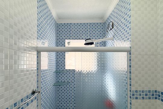 Banheiro Social de apartamento para alugar com 2 quartos, 46m² em Cidade Miramar, São Bernardo do Campo