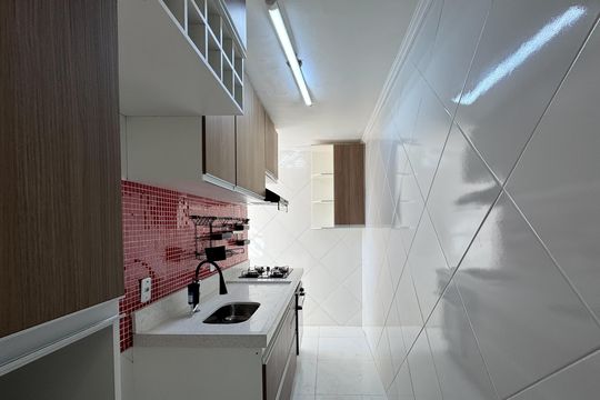 Cozinha  de apartamento para alugar com 2 quartos, 46m² em Cidade Miramar, São Bernardo do Campo