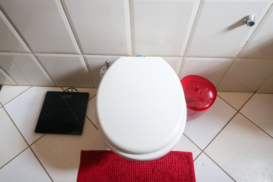 Banheiro da Suíte de casa para alugar com 3 quartos, 195m² em Parque Erasmo Assunção, Santo André