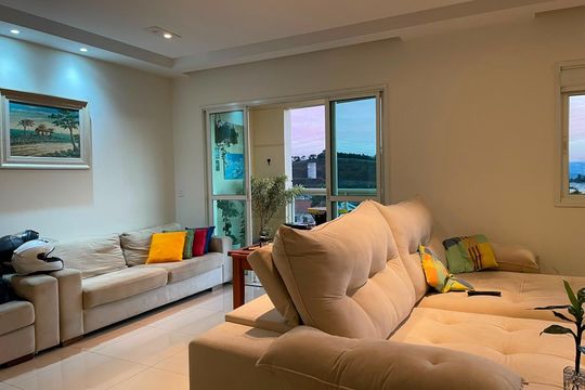 Sala de apartamento à venda com 2 quartos, 113m² em Tamboré, Santana de Parnaíba