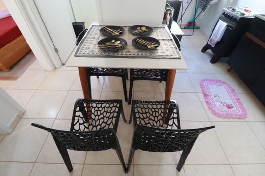 Cozinha  de apartamento para alugar com 2 quartos, 42m² em Planalto Verde, Ribeirão Preto