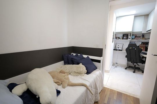 Quarto 3 de apartamento à venda com 3 quartos, 69m² em Campestre, Santo André