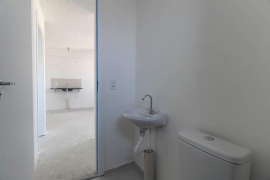 Banheiro de apartamento para alugar com 2 quartos, 38m² em Vila Graciosa, São Paulo