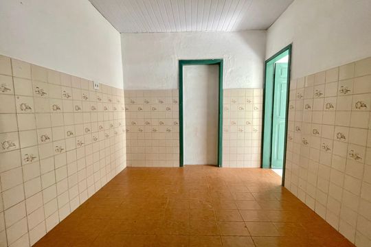 Cozinha de casa para alugar com 1 quarto, 40m² em Santo Andre, Belo Horizonte