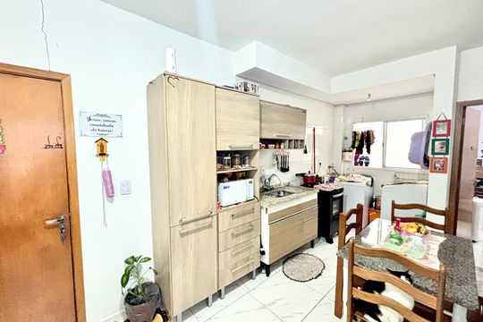 Sala/Cozinha de apartamento à venda com 2 quartos, 36m² em Vila Rio Branco, São Paulo