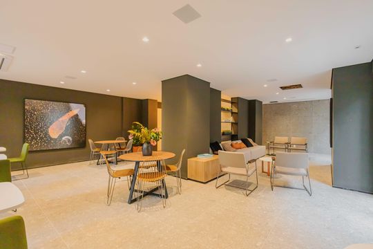 Salão de Festas de kitnet/studio para alugar com 1 quarto, 25m² em Pinheiros, São Paulo
