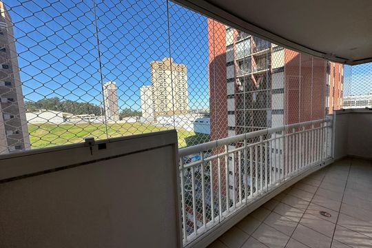 Varanda da Sala de apartamento à venda com 3 quartos, 94m² em Centro Comercial Jubran, Barueri