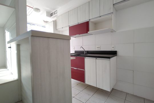 Cozinha - Armários de apartamento à venda com 2 quartos, 50m² em Jacarepaguá, Rio de Janeiro