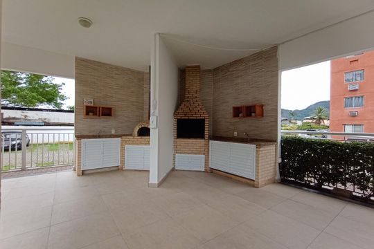 Área comum - Churrasqueira de apartamento à venda com 2 quartos, 50m² em Jacarepaguá, Rio de Janeiro