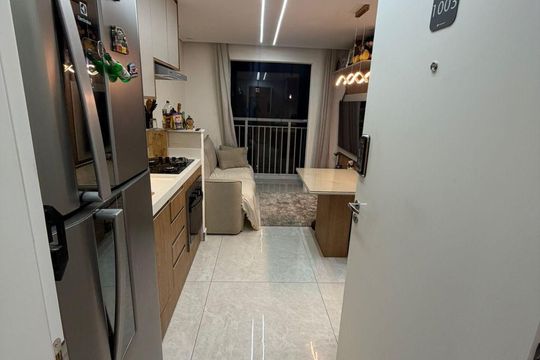 Cozinha de apartamento à venda com 2 quartos, 35m² em Vila Ema, São Paulo