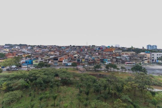 Vista da Sala de apartamento à venda com 2 quartos, 44m² em Vila Lourdes, São Paulo
