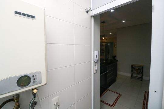 Área de Serviço de apartamento à venda com 2 quartos, 72m² em Vila Curuçá, Santo André