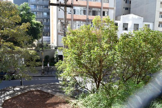 Vista da Varanda de apartamento à venda com 3 quartos, 136m² em Pinheiros, São Paulo