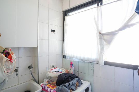 Área de serviço de apartamento à venda com 3 quartos, 78m² em Vila Caminho do Mar, São Bernardo do Campo