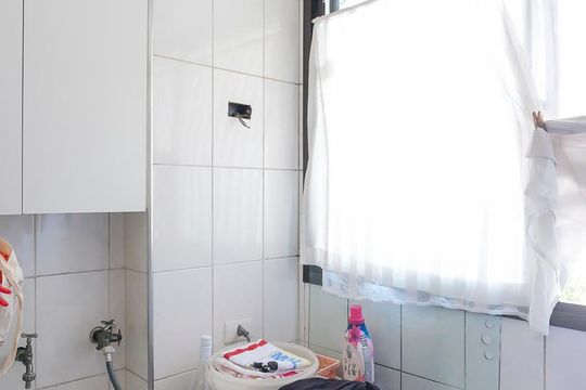 Área de serviço de apartamento à venda com 3 quartos, 78m² em Vila Caminho do Mar, São Bernardo do Campo