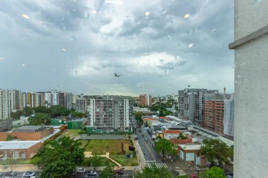 Vista de apartamento à venda com 1 quarto, 29m² em Indianópolis, São Paulo