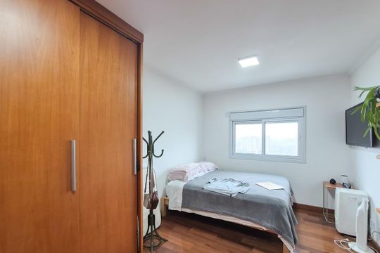 suíte 1 de apartamento à venda com 4 quartos, 128m² em Nova Petrópolis, São Bernardo do Campo