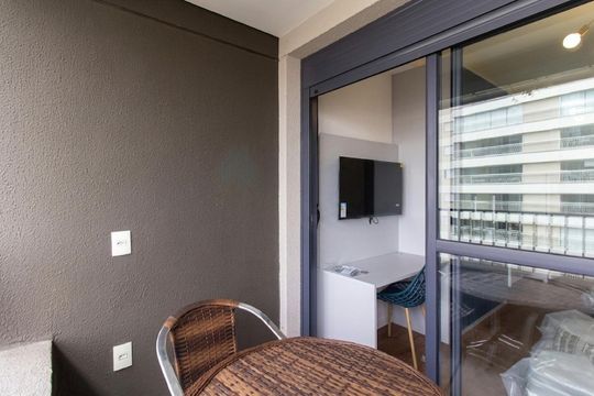 Varanda de apartamento para alugar com 1 quarto, 30m² em Perdizes, São Paulo