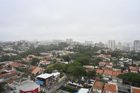 Vista da Suíte de apartamento para alugar com 2 quartos, 90m² em Morumbi, São Paulo