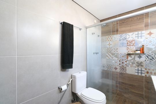 Banheiro da Suíte 3 de apartamento à venda com 3 quartos, 171m² em Água Branca, São Paulo