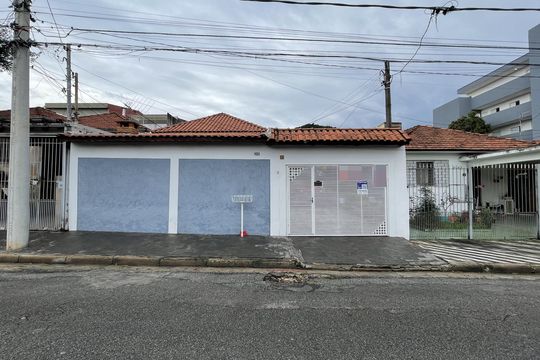 Fachada+Placa de casa à venda com 2 quartos, 300m² em Cidade Líder, São Paulo