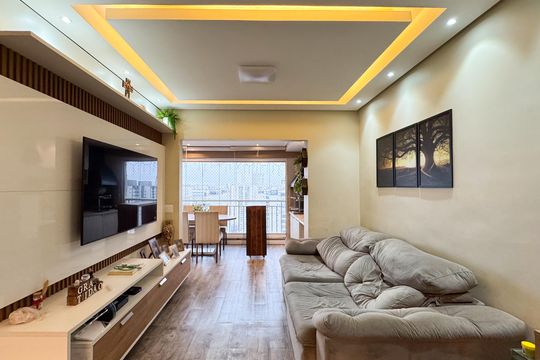 Sala de apartamento para alugar com 3 quartos, 94m² em Centro, São Bernardo do Campo