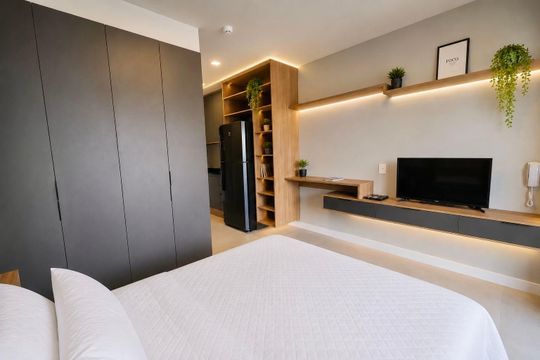 Studio de kitnet/studio para alugar com 1 quarto, 26m² em Santo Amaro, São Paulo